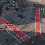 Zwei Spuren fürs Rechtsabbiegen: Am Aegidientorplatz startet ab Ende März ein sechsmonatiger Test mit gelben Markierungen