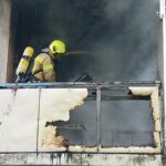 Verletzte Katze nach Feuer auf Balkon: In Hannover löscht die Feuerwehr schnell, rettet das Tier und verhindert Schlimmeres