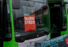 Busse und Bahnen der ÜSTRA werden 2-tägig bestreikt - 20. und 21.04.2026, regiobus nur dienstags