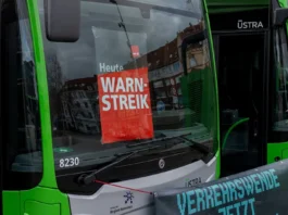 Busse und Bahnen der ÜSTRA werden 2-tägig bestreikt - 20. und 21.04.2026, regiobus nur dienstags