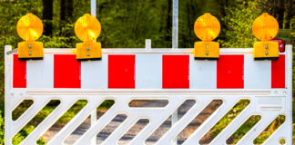 Radweg gesperrt bis August: Am Messeschnellweg erfordert eine Brückenbaustelle monatelange Umleitung für Radfahrer und Fußgänger