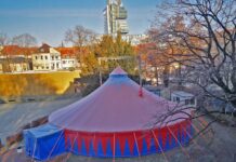 Die Zirkus Salto Jubiläumsshow läuft am 30. und 31. Mai im Zirkuszelt am Haus der Jugend in Hannover mit Akrobatik und Jonglage