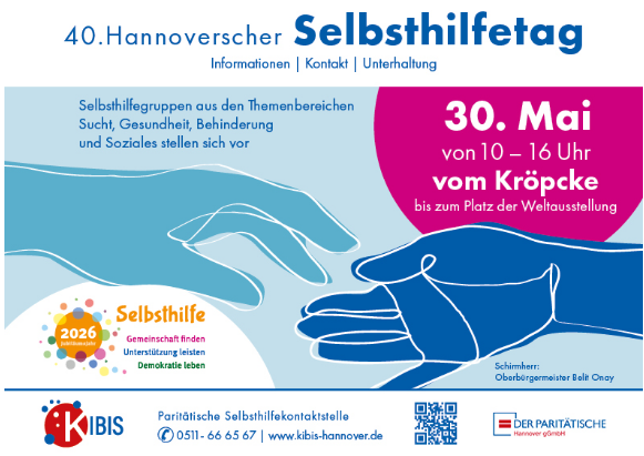 Selbsthilfetag in Hannover rund um den Kröpcke am 30. Mai