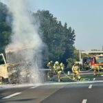LKW-Brand auf der A2 bei Garbsen – Vollsperrung Richtung Dortmund Ein LKW brannte am heutigen Freitag auf der A2 bei Garbsen Richtung Dortmund. Die Autobahn war ab 18:55 Uhr voll gesperrt