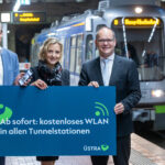 WLAN in Tunnelstationen der ÜSTRA ist in Hannover jetzt kostenlos verfügbar. Das Angebot gilt in allen 19 Stationen im Stadtbahnnetz
