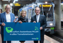 WLAN in Tunnelstationen der ÜSTRA ist in Hannover jetzt kostenlos verfügbar. Das Angebot gilt in allen 19 Stationen im Stadtbahnnetz