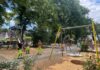 Spielplatz Grünlinde in Oberricklingen wieder offen Spielplatz Grünlinde in Oberricklingen ist nach vier Monaten Bauzeit wieder offen, mit neuen Geräten, barrierefreien Wegen und mehr Schatten